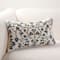 12" x 20" Floral Embroidery Lumbar Pillow by Ashland®